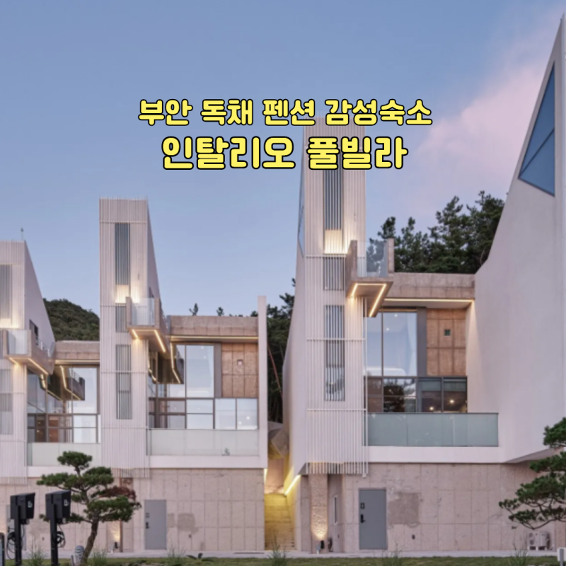 부안 독채 펜션 감성숙소 인탈리오 풀빌라 I space 수영장 조식 바베큐 4인 가족 후기