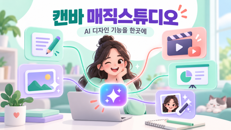 캔바 매직스튜디오(Canva AI) 사용법 정리