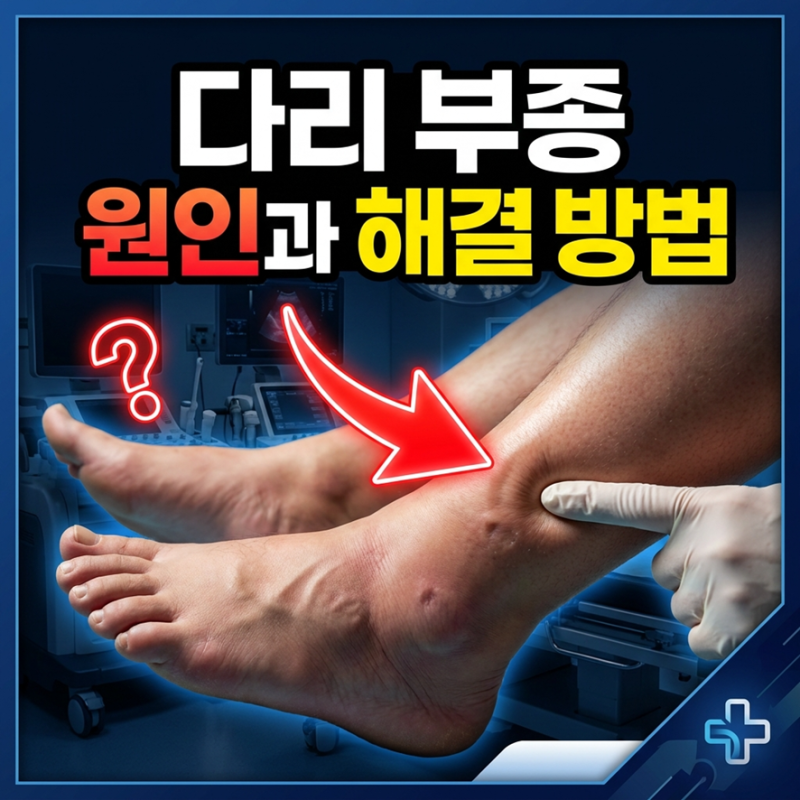 다리 부종, 저녁마다 무거운 다리 풀어주는 법
