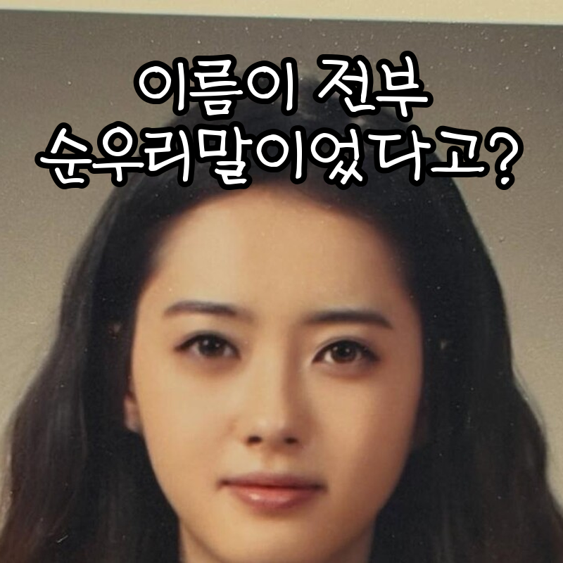 슬기·나르샤·찬열…본명이 순우리말이었던 스타 8인, 뜻 알면 다시 보이는 이유는?