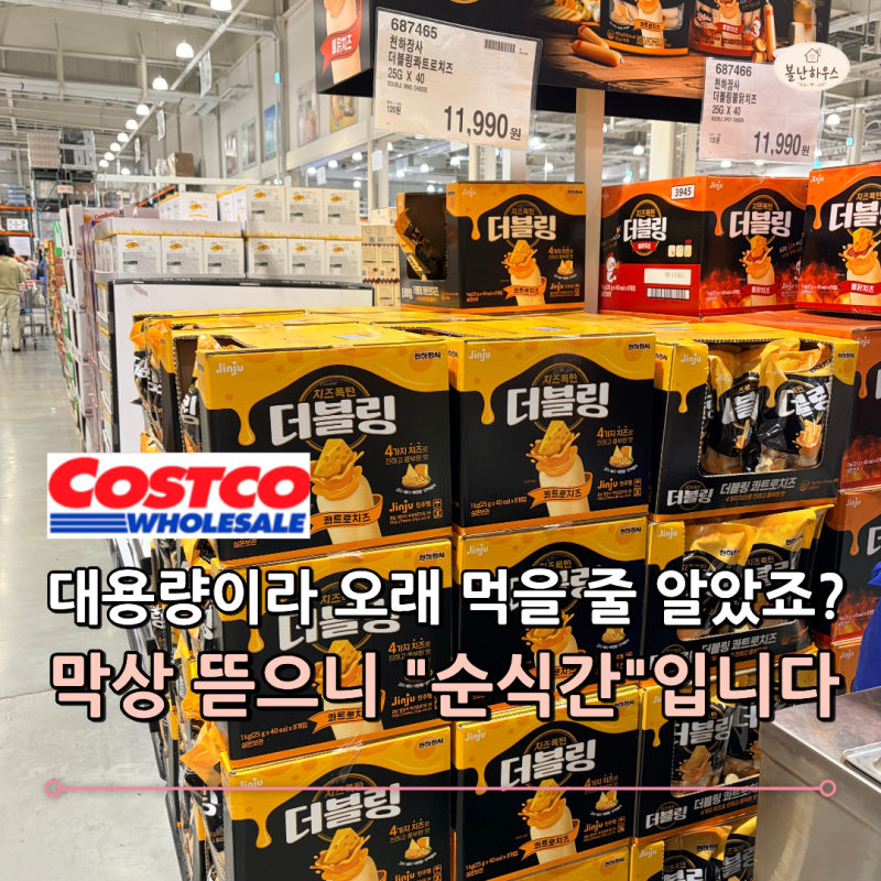 코스트코 이거는 진짜 사지 마세요... 한 번 뜯으면 멈추기 어렵습니다