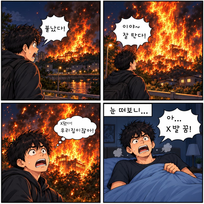 불꿈은 길몽일까 흉몽일까? 상황별 불꿈 해몽