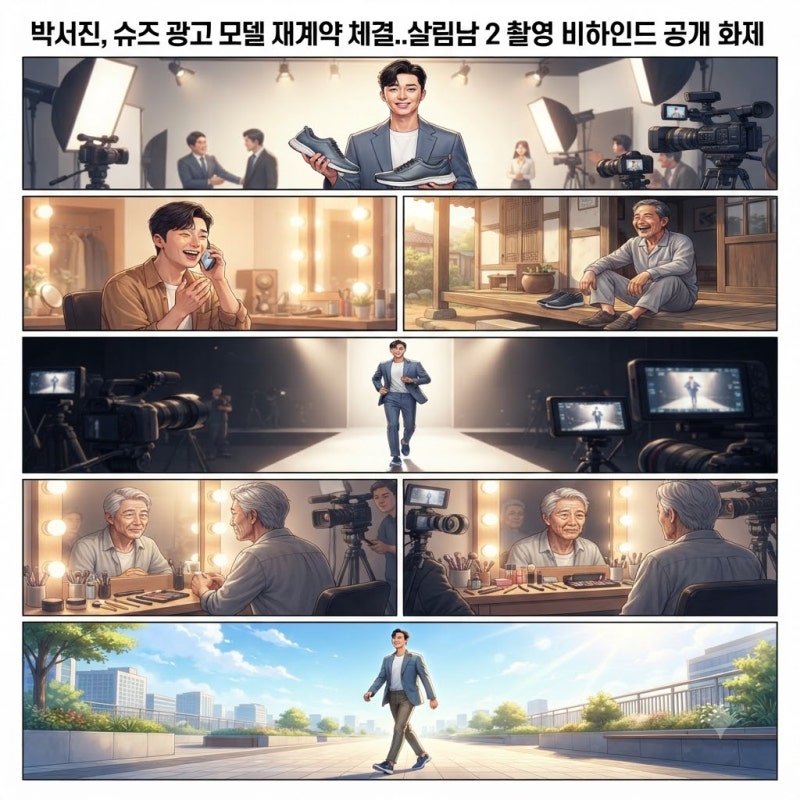 박서진 신발 브랜드 광고 모델 재계약 | 살림남2 촬영 비하인드와 효심 사명감