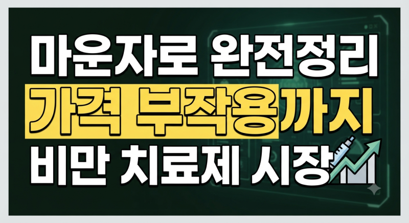 마운자로 완전정리: 특징부터 가격, 부작용까지