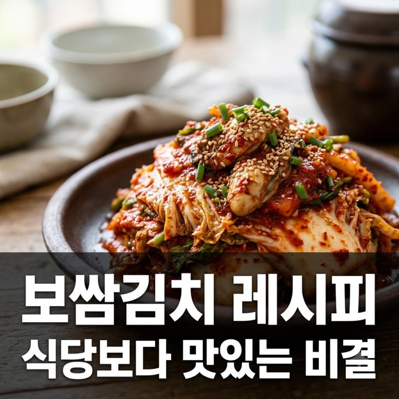 "식당 사장님도 물어본다.." 보쌈김치레시피, 설탕 대신 넣은 '이것'의 정체