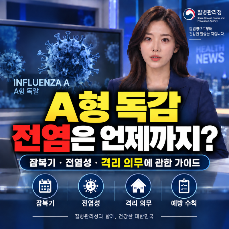 A형 독감 전염은 언제까지? 특히 잠복기와 전염성 그리고 격리 의무에 관한 가이드