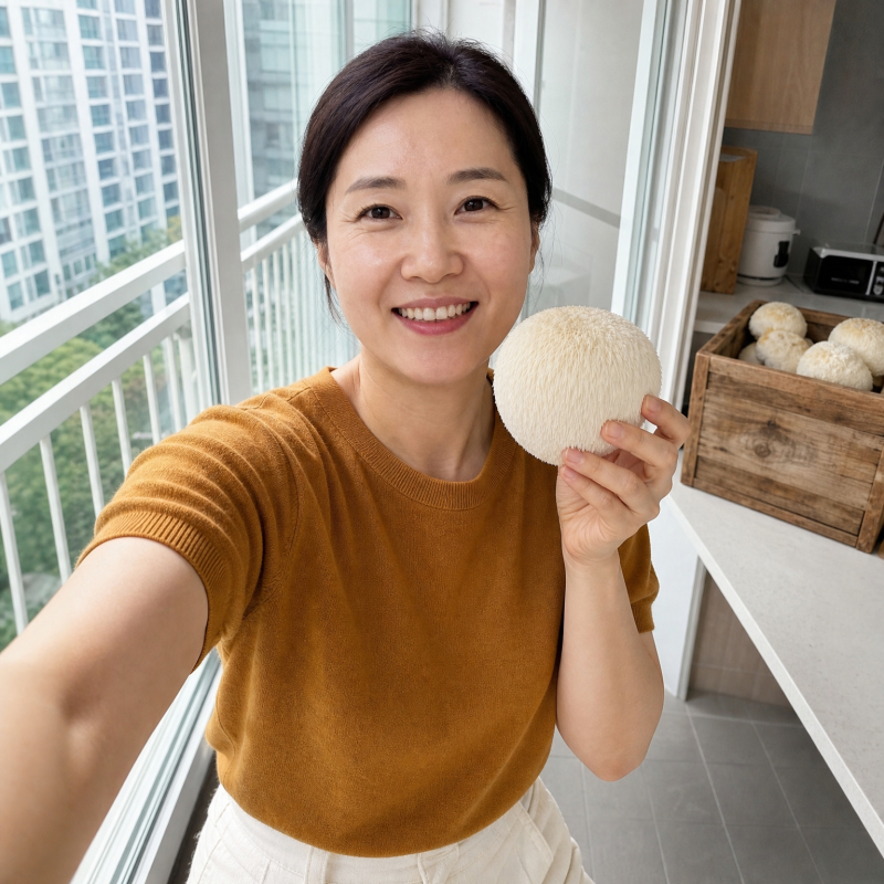 "결대로 찢어서 참기름장에 찍었더니 소고기 관자보다 쫄깃해요" 노루궁뎅이버섯 효능 먹는....