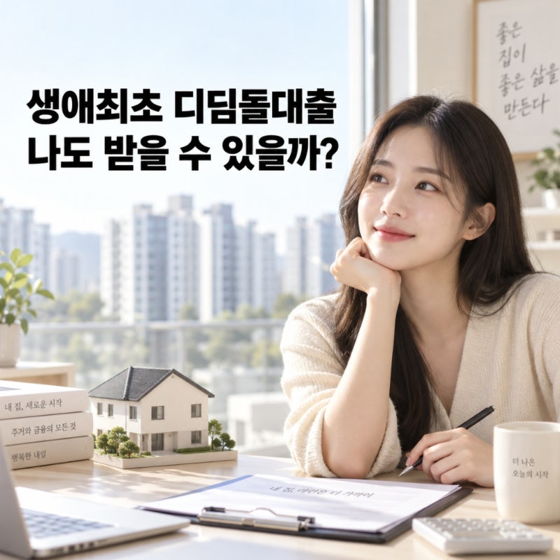 생애최초 디딤돌대출 조건, 소득7천 한도2.4억 LTV 80% 정리