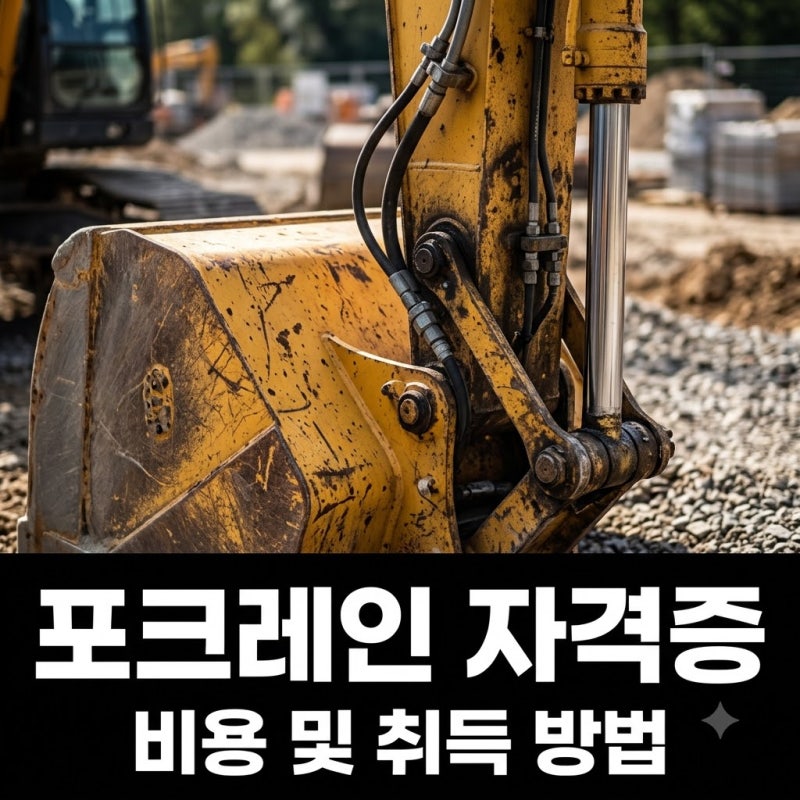 "3일이면 따는데 80만원?" 포크레인 자격증 비용, 더 저렴하게 따는 법..
