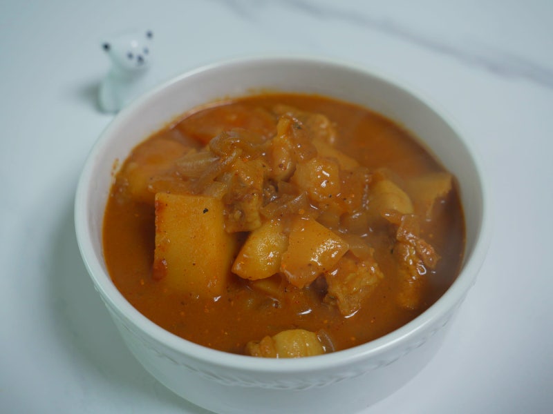 냉동해서 먹는 골든카레 활용 매운 돼지고기 카레 12인분 대용량 레시피