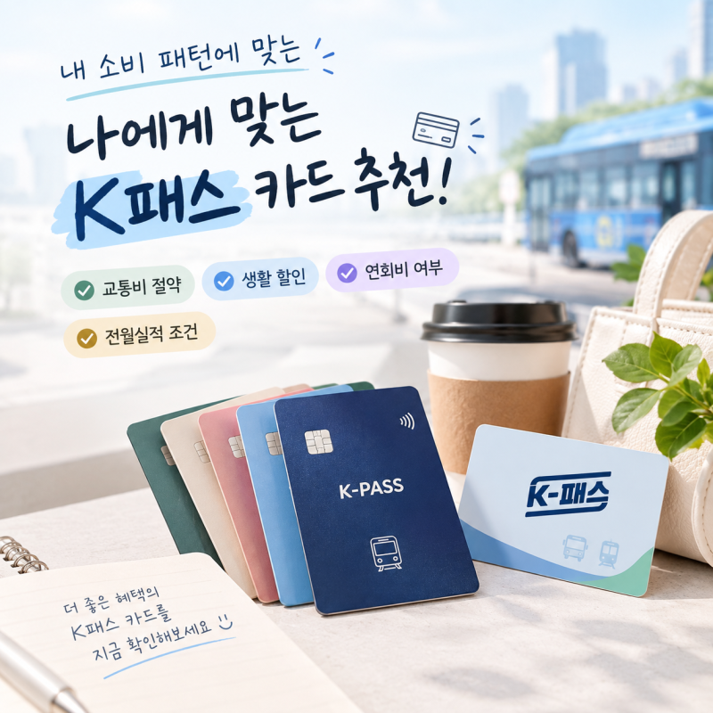 모두의 카드 K패스 추천 신용 체크 혜택 비교 총정리
