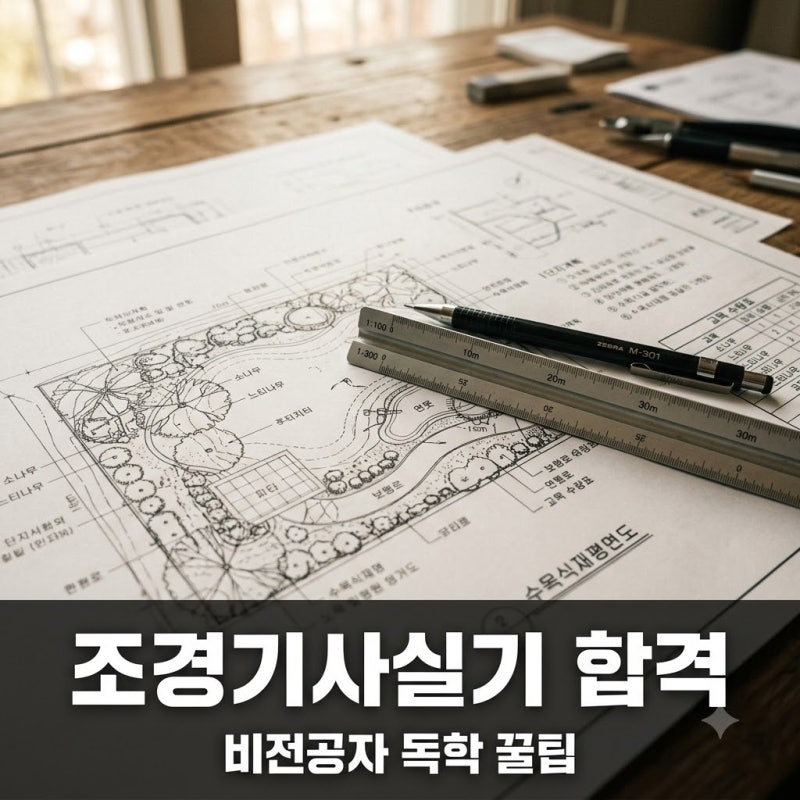 "합격률 10%대 실화?" 조경기사실기, 비전공자가 한 번에 붙은 비결..