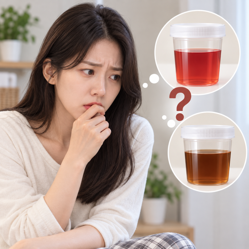 혈뇨 원인, 소변색이 붉거나 갈색으로 변했다면