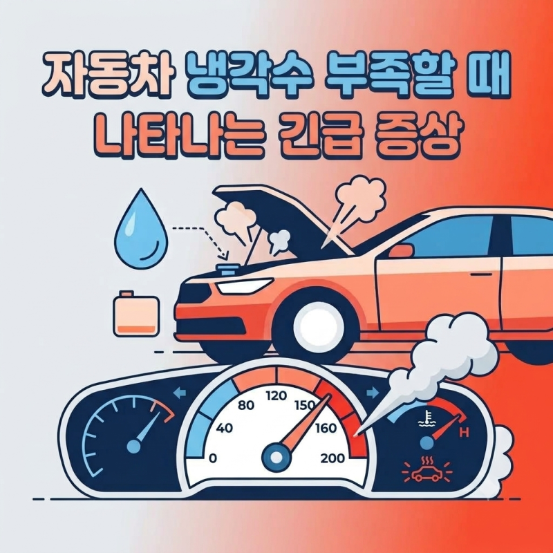 자동차 냉각수 부족할 때 나타나는 긴급 증상과 오너가 직접 하는 5분 보충 방법