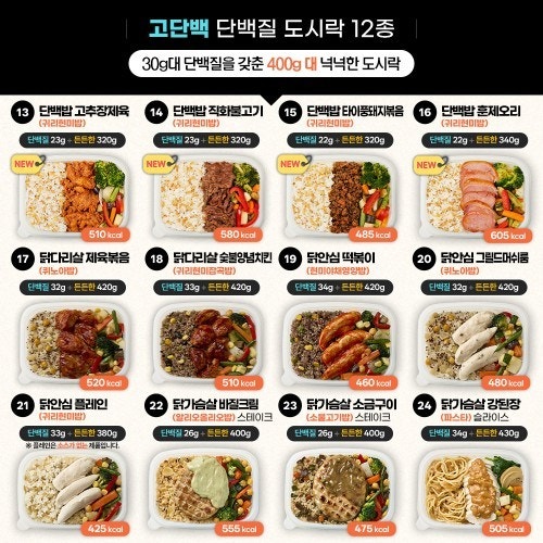 굿스푼 다이어트 도시락 가격, 직장인 점심으로 괜찮을까? 59종 비교