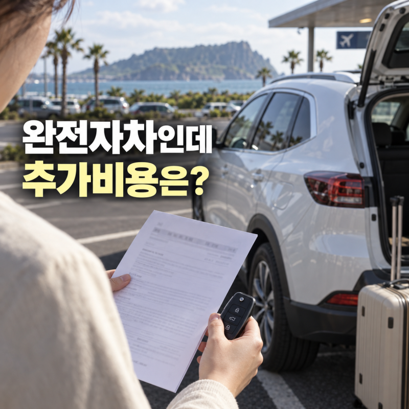 제주 렌터카 완전자차, 사고 뒤 추가비용까지 봐야 했습니다