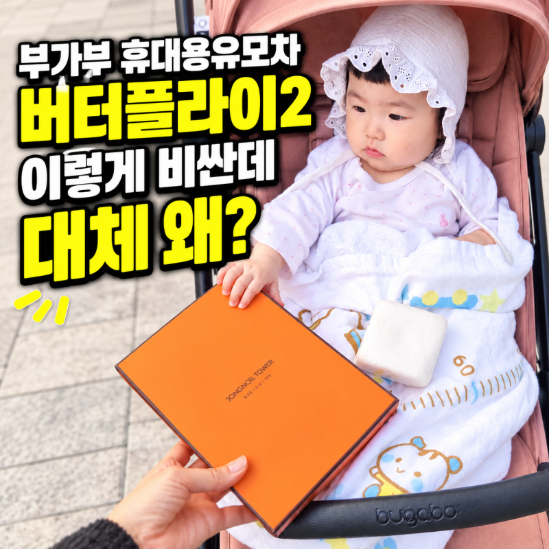 부가부 버터플라이2 휴대용유모차 이렇게 비싼데 왜? 장점 단점 총정리