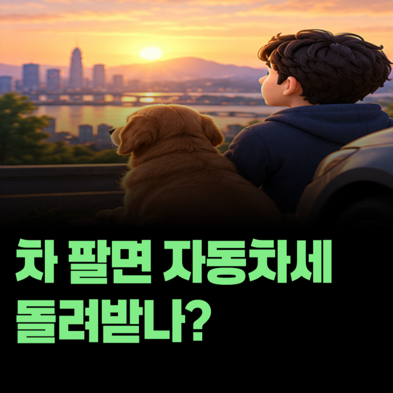 자동차세 연납했는데 차량 판매했다면? 위택스 환급 확인 방법