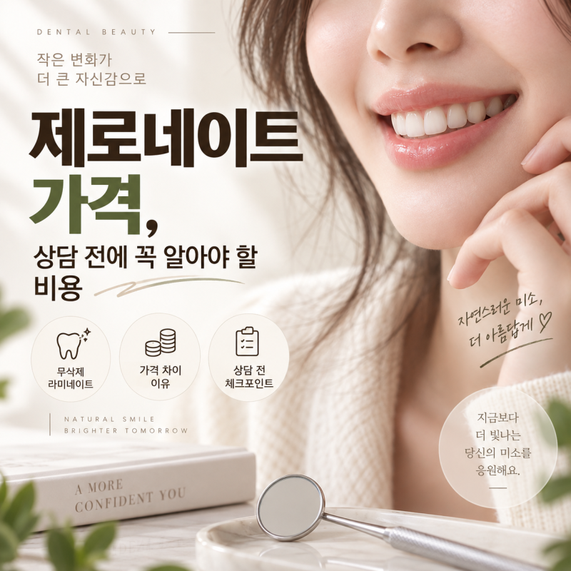제로네이트 가격, 상담 전에 꼭 알아야 할 비용