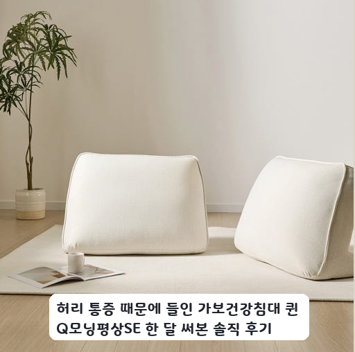 허리가 아픈 남편 위해 고른 가보세라믹 돌침대 십일 사용기