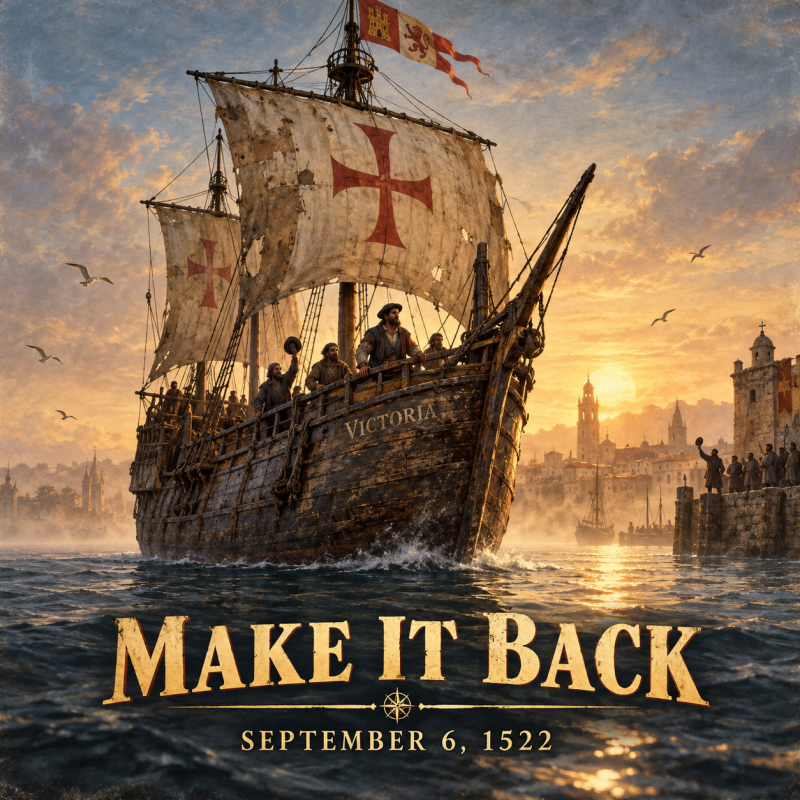 make it back 뜻 최초의 세계 일주 후 18명만 돌아온 빅토리아호