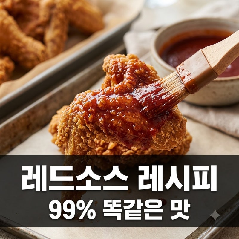 "이것" 하나로 맛이 확? 교촌레드소스레시피 99% 똑같은 비결은..