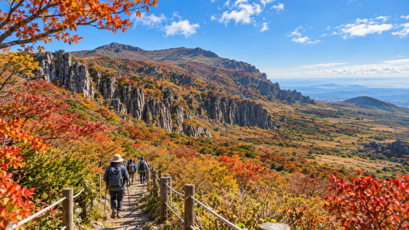 한라산 영실 코스 가을 단풍시기｜9월·10월 제주 여행 가이드