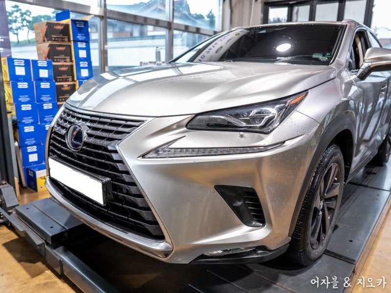 서비스센터 예약하기 힘들어하시는 렉서스 NX300h, 엔진오일 세트 교환