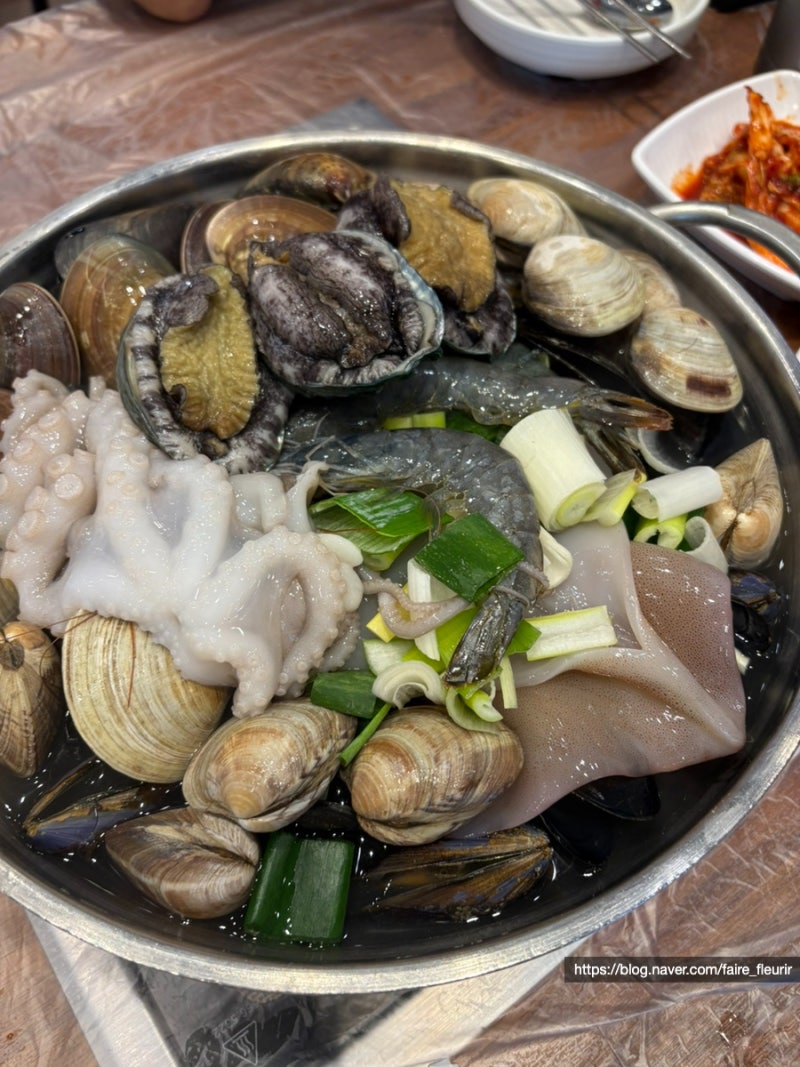 [파주 맛집] 복많네해물칼국수 | 서울 근교 해물가득 들어있는 해물전골, 칼국수(가족모임, ....