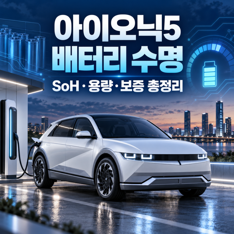 아이오닉5 배터리 수명 얼마나 갈까? SoH·용량·보증기간 총정리