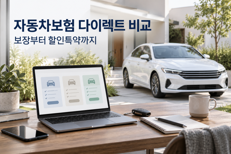 자동차보험 다이렉트 보험 비교 견적 시 놓치기 쉬운 3가지 특약과 주의사항