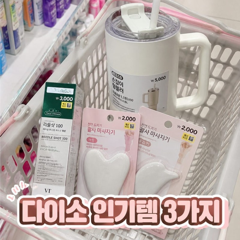 다이소 재입고 품절대란 인기템 3가지 추천
