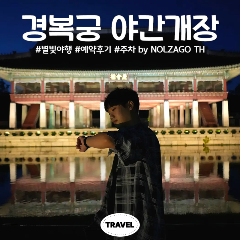 경복궁 야간개장 예약 후기 별빛야행 하반기 주차