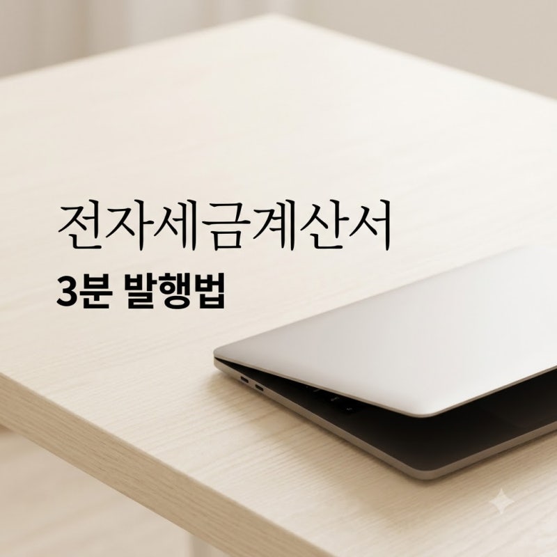 진작 알걸 그랬어요.. 전자세금계산서발행방법 3분 만에 끝내는 초간단 비결