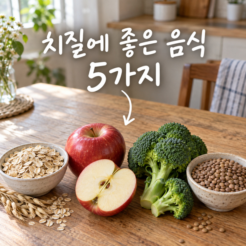 치질이 있다면 매일 드세요! 배변에 좋은 음식 5가지