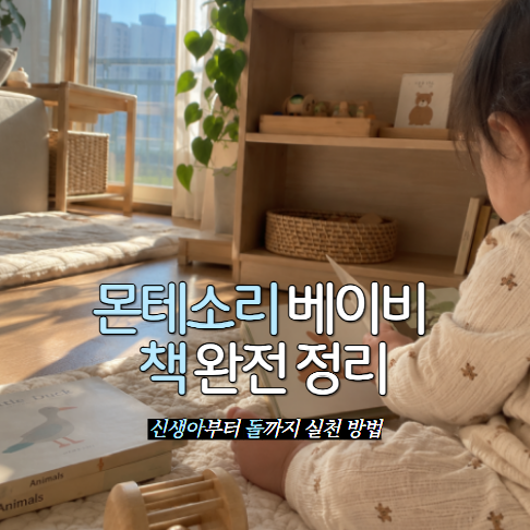 베이비 몬테소리 책 완전 정리, 신생아부터 돌까지 실천 방법