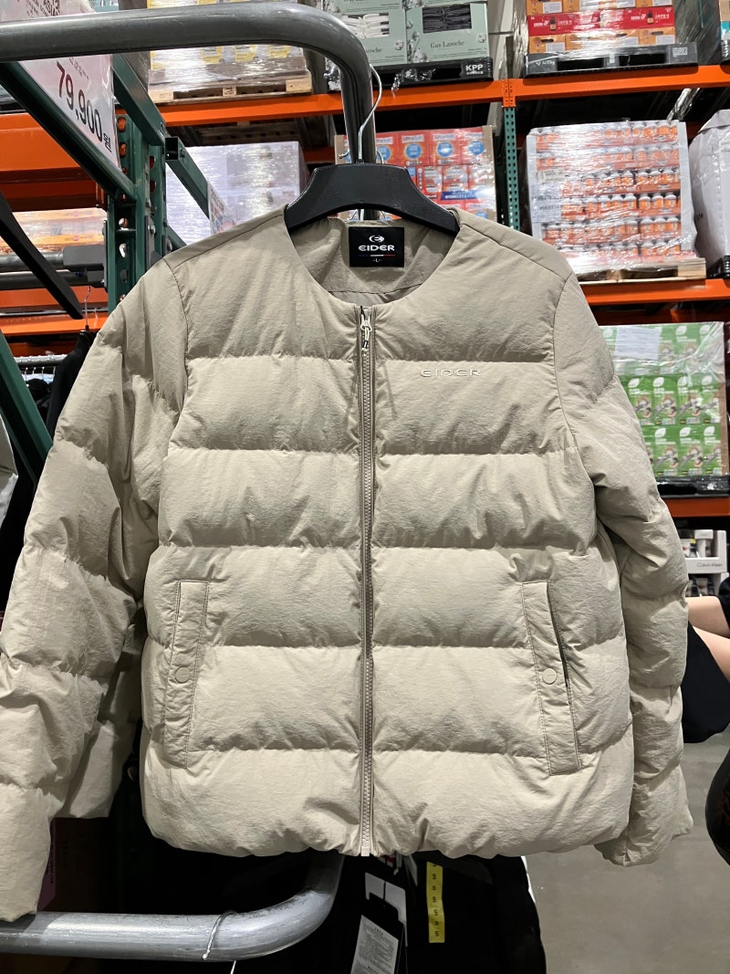코스트코 아이더 여성 덕다운 재킷 79,900원, 후드 없는 경량 패딩이라 가을부터 초겨울까지 ....