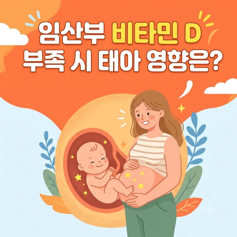 임산부 비타민 D 부족 시 태아 영향은? 역할, 결핍 vs 과잉 증상 총정리