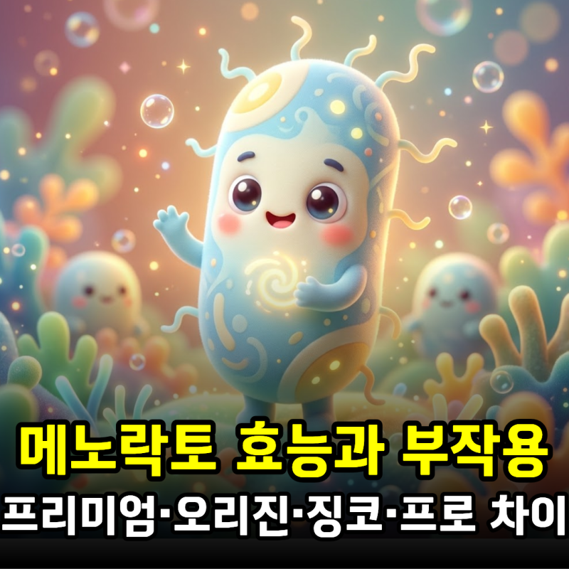 갱년기 유산균 YT1 메노락토 프리미엄·오리진·징코·프로 차이와 효능, 부작용