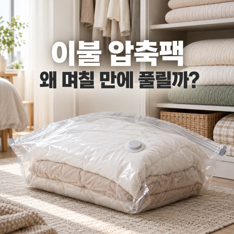 이불 압축팩 아무거나 사면 공기가 샙니다｜밸브형·롤업형 고르는 법