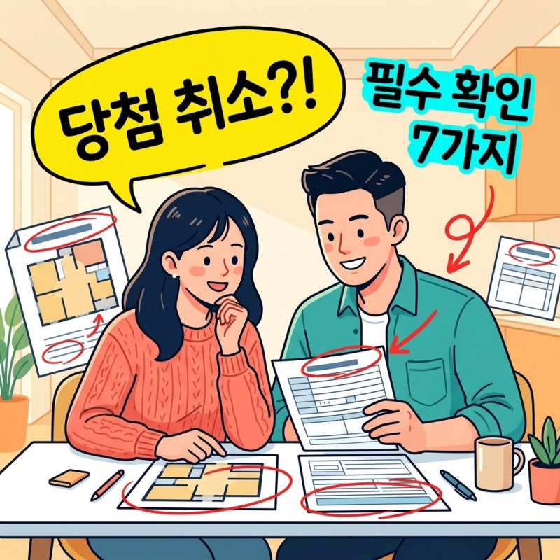 공공분양 청약 전 꼭 볼 7가지: 분양가상한제 전매 거주의무