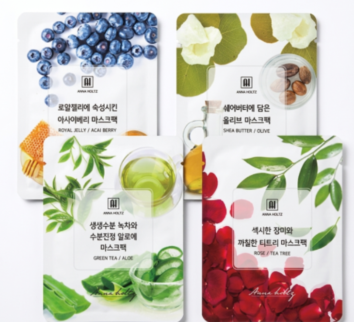 안나홀츠 마스크팩｜1일 1팩용으로 괜찮을까? 100매 대용량 직접 따져보기