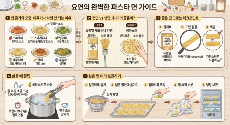 파스타 고수는 다 아는, 면 고르는 법 (feat. 이거 모르면 반은 실패)