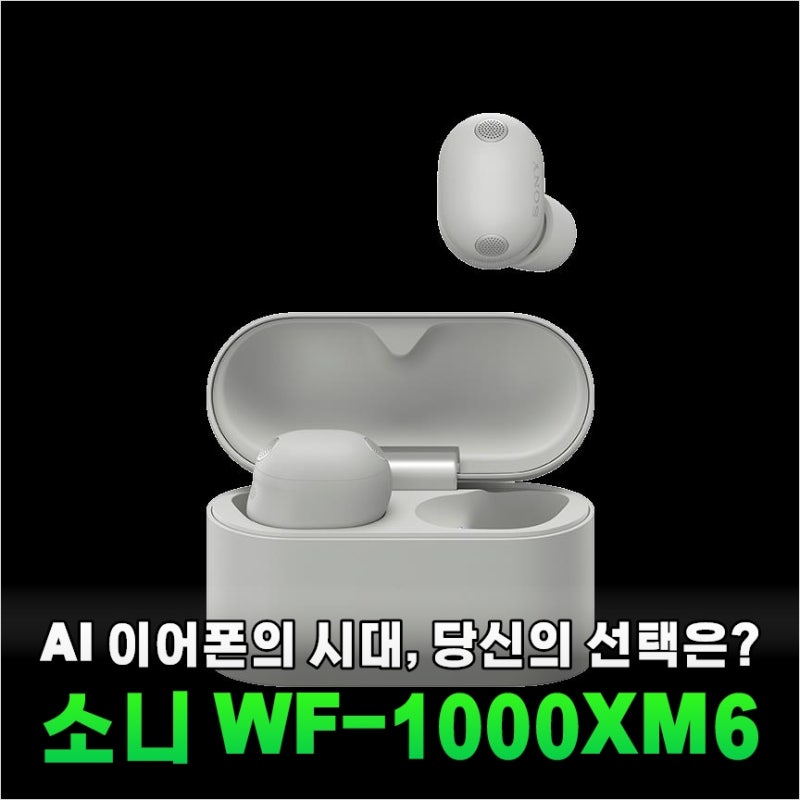 소니 WF-1000XM6, 소음 없는 나만의 몰입 공간을 선물하다