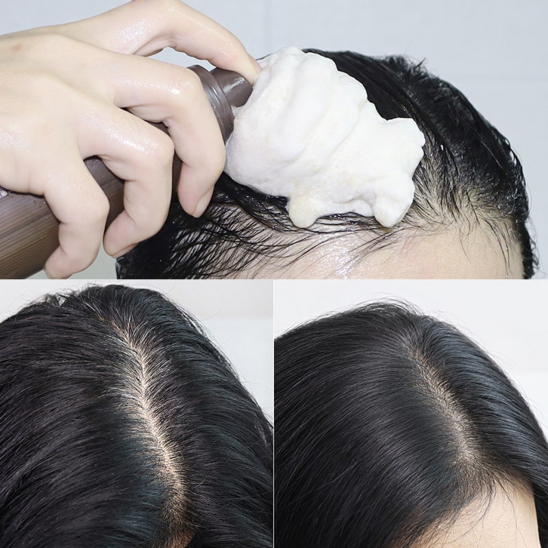 올리브영 새치 샴푸, 모다모다 버블 5분 흰머리 관리 7일 후기