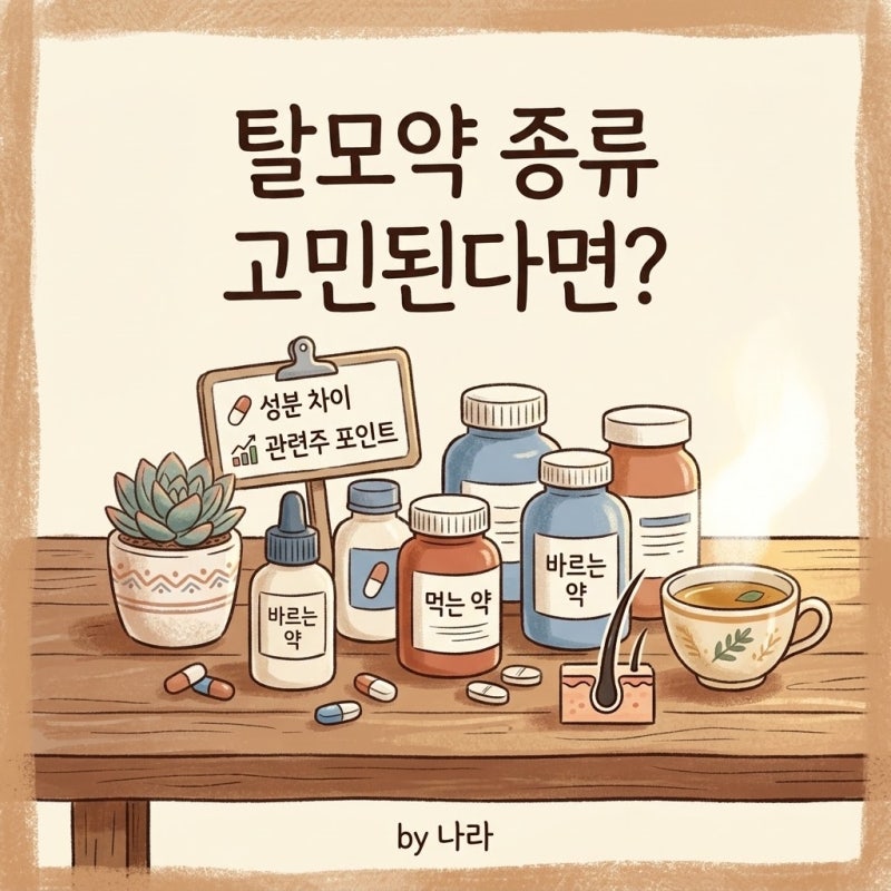 탈모약 종류 고민된다면? 성분 차이와 제약·바이오 관련주 포인트
