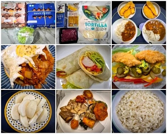 임주부네 4인 가족 식비 절약 현실 집밥 메뉴/ 김치볶음밥, 뷔페, 또띠아롤 만들기