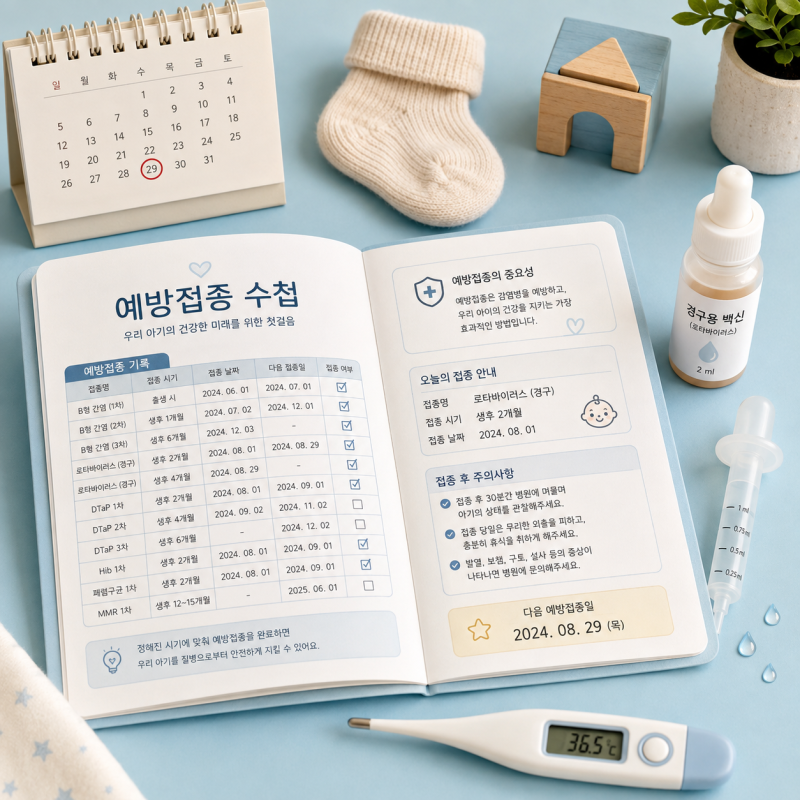 로타바이러스 예방접종 시기와 종류, 로타릭스 로타텍 차이 정리