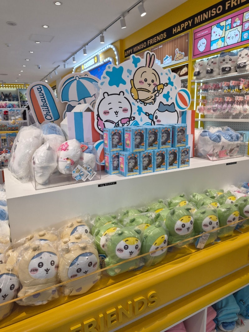 강남역 미니소 강남점 치이카와 모후샌드 캐릭터 굿즈 소품 추천