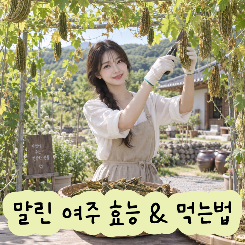 말린 여주 효능과 먹는법, 여주차로 마실 때 주의점